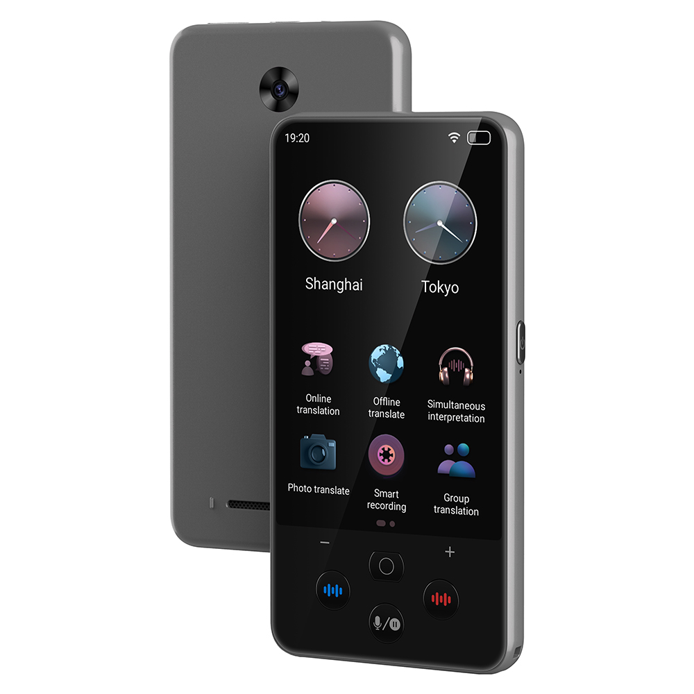 Portable Translator Device - S85 プロ言語翻訳デバイス 4 インチ 138 言語音声ビデオ録音翻訳オフライン翻訳