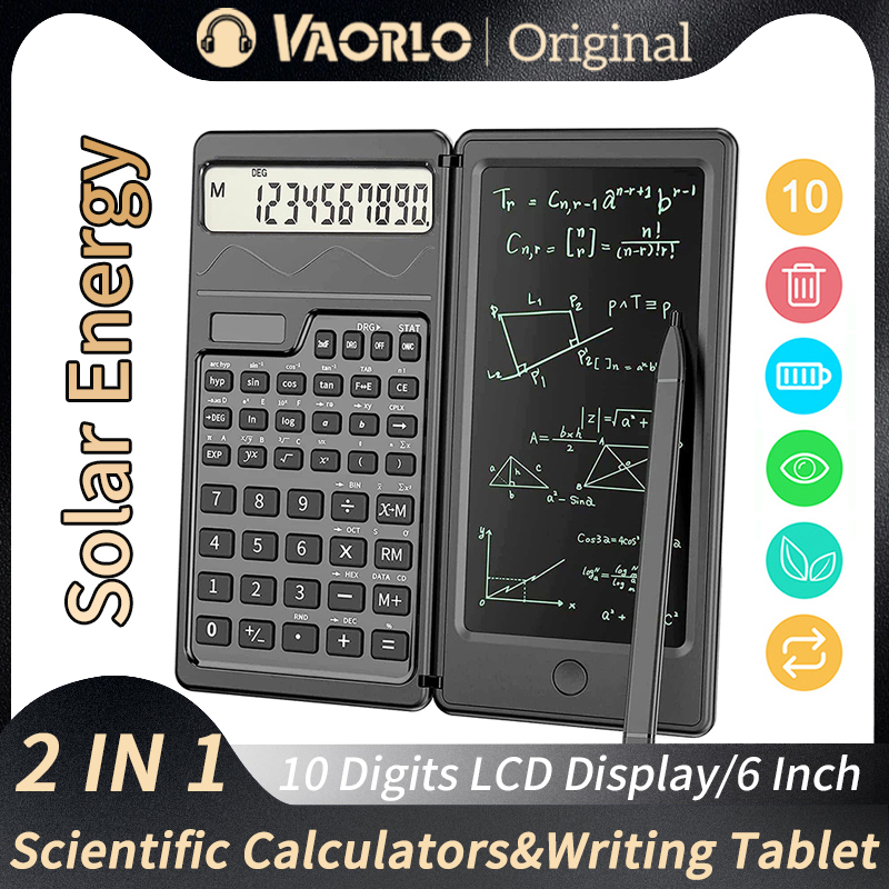 Digital Drawing Tablet - VAORLO 2 IN 1 折りたたみ式関数電卓 6