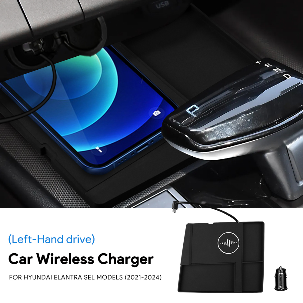 Wireless Phone Charger Pad - ヒュンダイ エラントラ SEL アバンテ CN7 2021