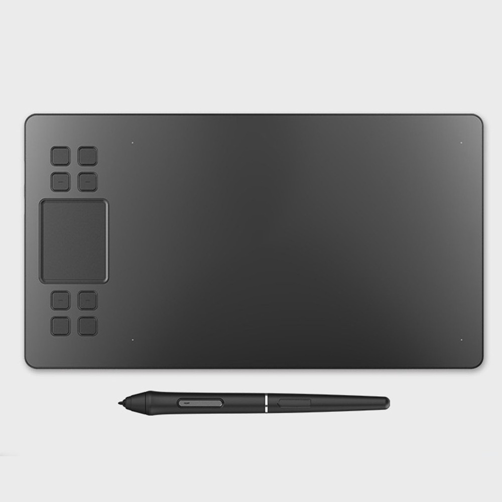 Digital Drawing Tablet - 10×6 インチ描画タブレットバッテリーフリーペン 16384 レベル 290RPS 8
