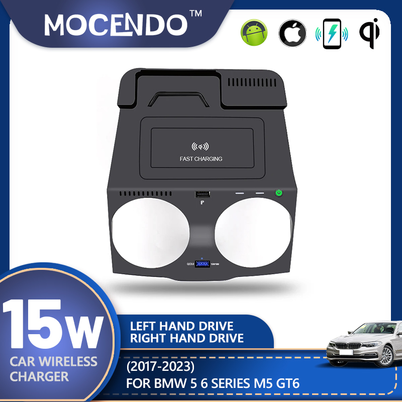 Wireless Phone Charger Pad - BMW 5 6シリーズ G30 G38 G32