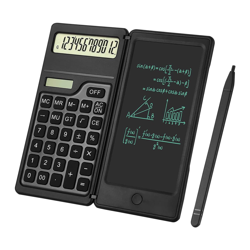 Digital Drawing Tablet - ポータブルLCDスクリーンライティングタブレット、6インチ、折りたたみ式科学計算機、スタイラスペン付きデジタル描画パッド