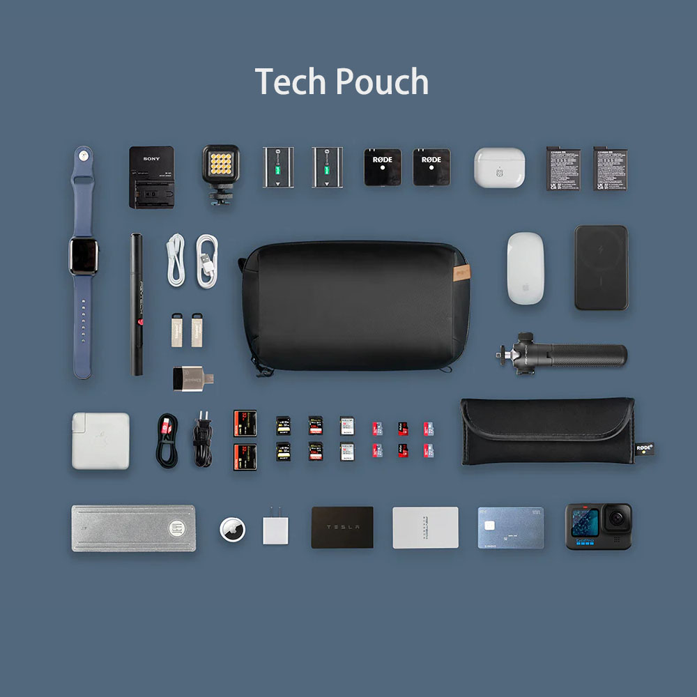 PGYTECH テックポーチオーガナイザーバッグ防水小型エレ - Electronics Gadgets Bag のレビューと価格
