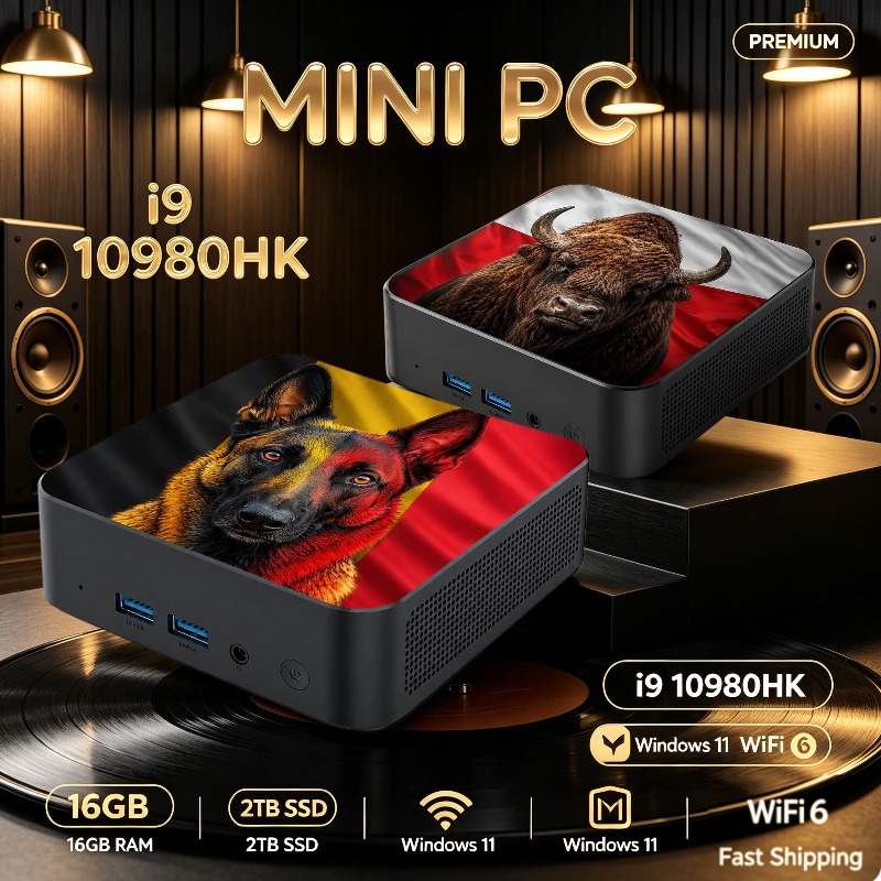 インテル Core i9 10980HK 小型デスクトップゲ - Mini Pc Windows のレビューと価格