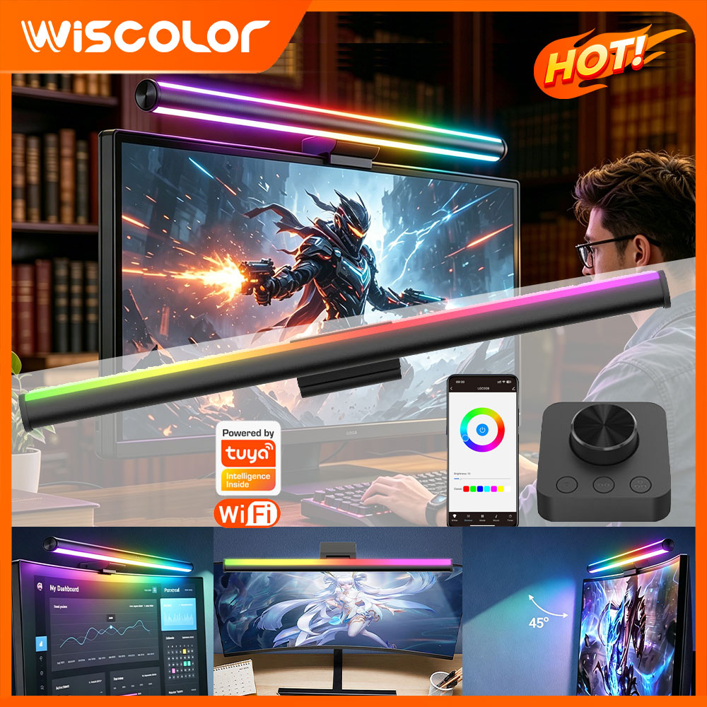 スマートWiFi RGBモニターライトバーLEDライトモニタ - Rgb Desk Lamp Smart のレビューと価格
