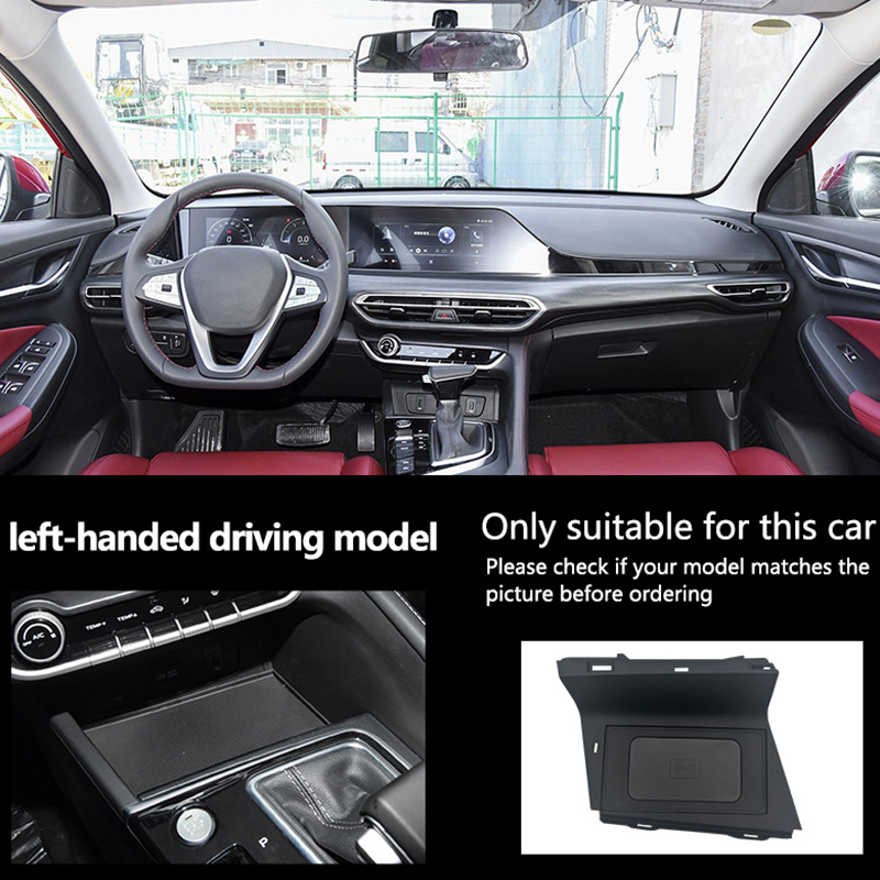 車のワイヤレス充電器長安逸動 2019-2020 センターコ - Wireless Phone Charger Pad のレビューと価格