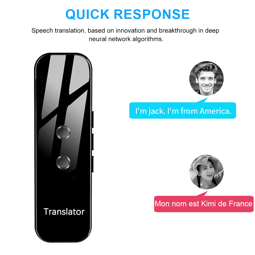 1台のPCインスタント言語翻訳機、150言語対応、旅行、ビジ - Portable Translator Device のレビューと価格