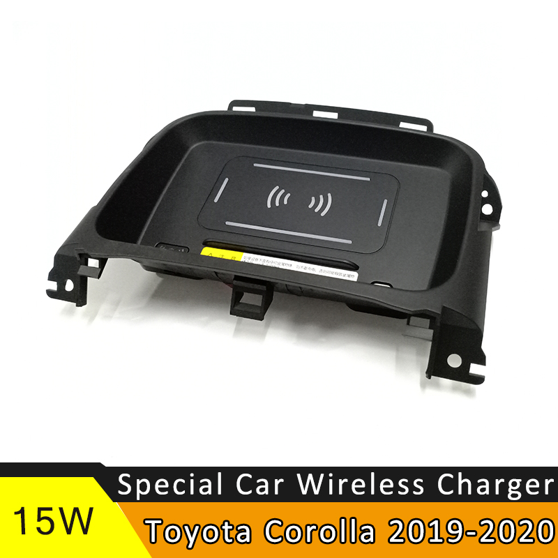 15 ワット車のワイヤレス充電器トヨタカローラ 2019 2 - Wireless Phone Charger Pad のレビューと価格