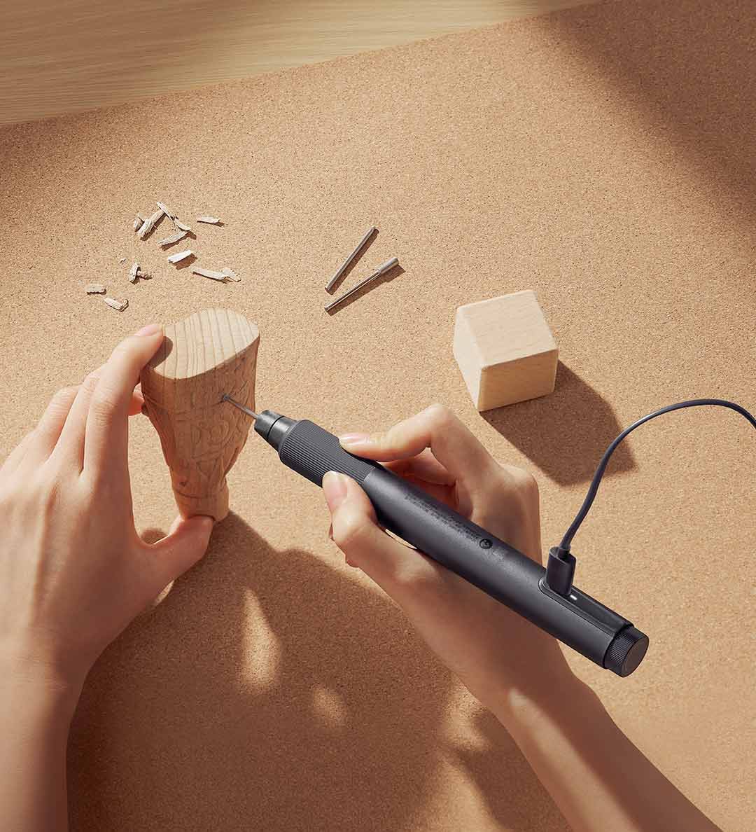 MIJIA電動研磨ペン 22000回転/分 ブラシレスモータ - Electric Gadget のレビューと価格