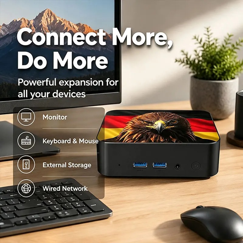 オフィス・学習・ゲーム用ミニデスクトップ Intel i3  - Mini Pc Windows のレビューと価格