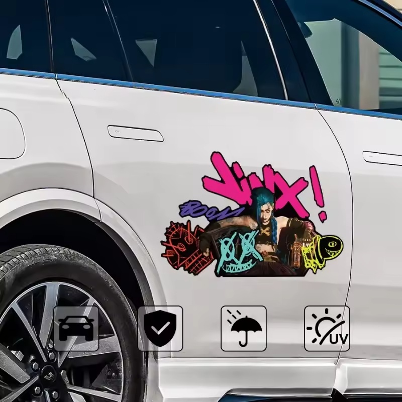 Arcane Jinx グラフィティ反射車ステッカー電動バイ - Electric Gadget のレビューと価格