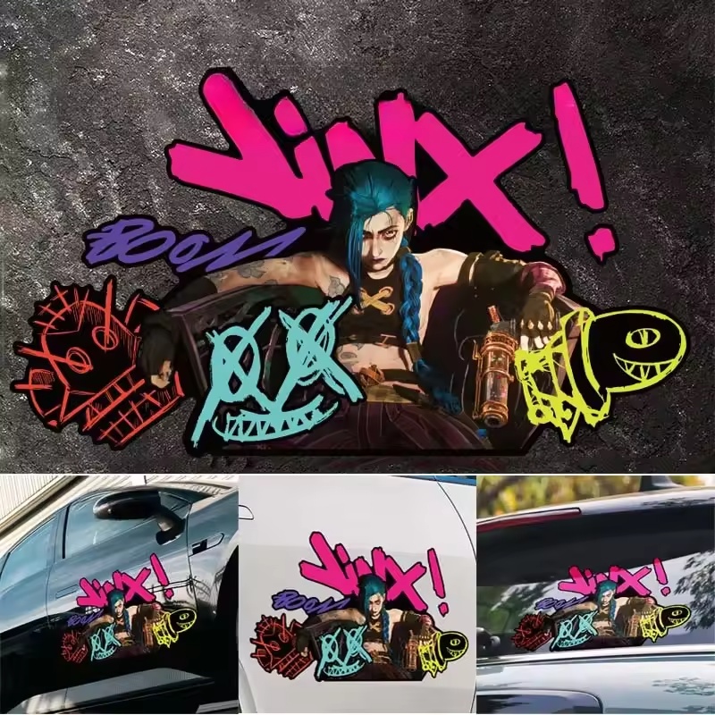 Arcane Jinx グラフィティ反射車ステッカー電動バイ - Electric Gadget のレビューと価格