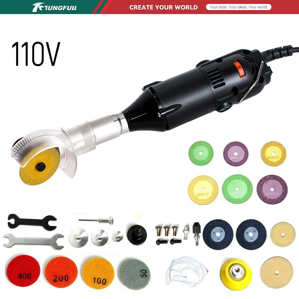 TUNGFULL 110V ミニアングルグラインダー電動研磨 - Electric Gadget のレビューと価格