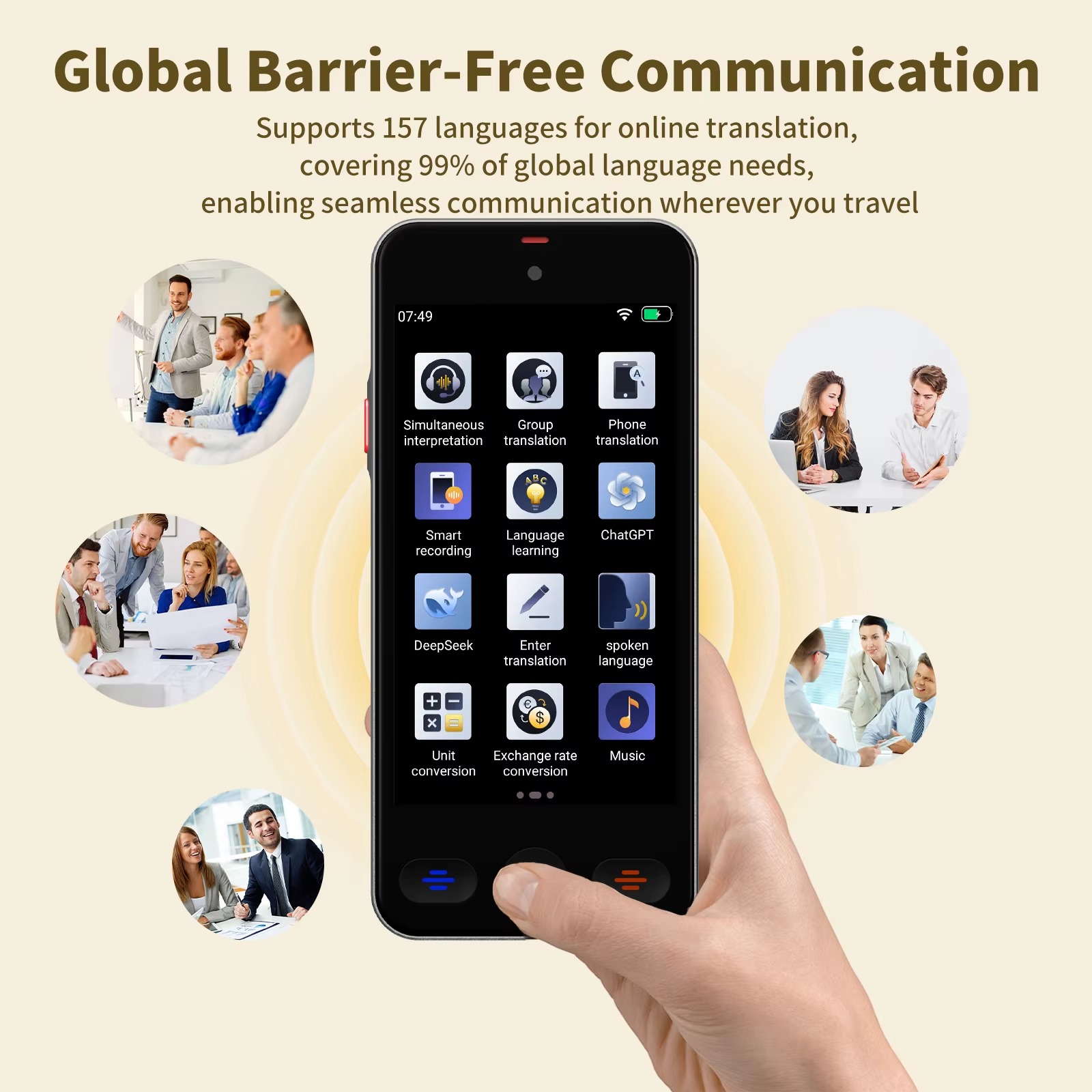 S10 Pro 言語翻訳機 152言語対応 音声ポータブルA - Portable Translator Device のレビューと価格