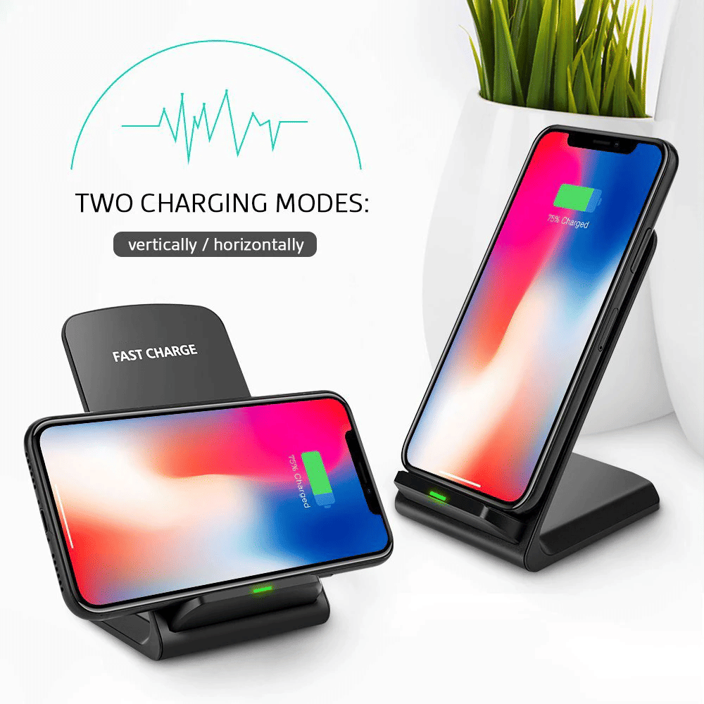 Qiワイヤレス高速充電器充電パッドスタンドドック（サムスンギ - Wireless Phone Charger Pad のレビューと価格