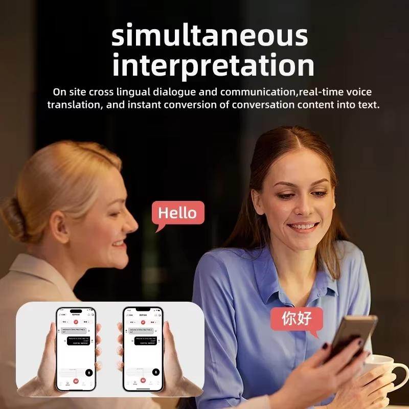 リアルタイム言語翻訳機 インスタント音声翻訳機 会議要旨 ス - Portable Translator Device のレビューと価格