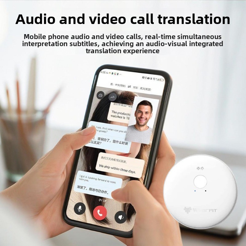 スマート磁気バッククリップAI翻訳機、同時通訳とアプリ対応の - Portable Translator Device のレビューと価格