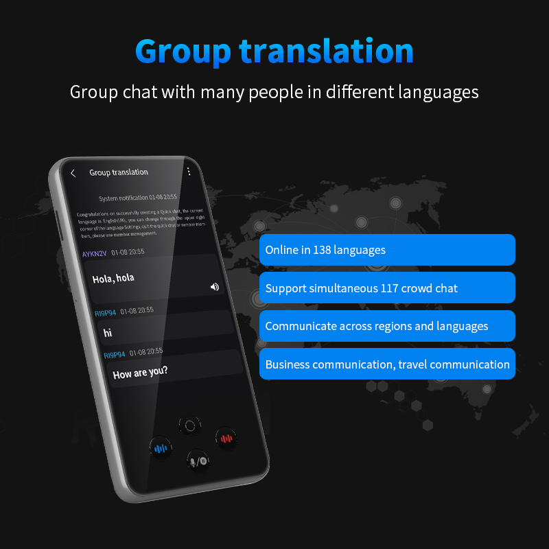 S85 Pro 4インチタッチスクリーン言語翻訳機、138言 - Portable Translator Device のレビューと価格