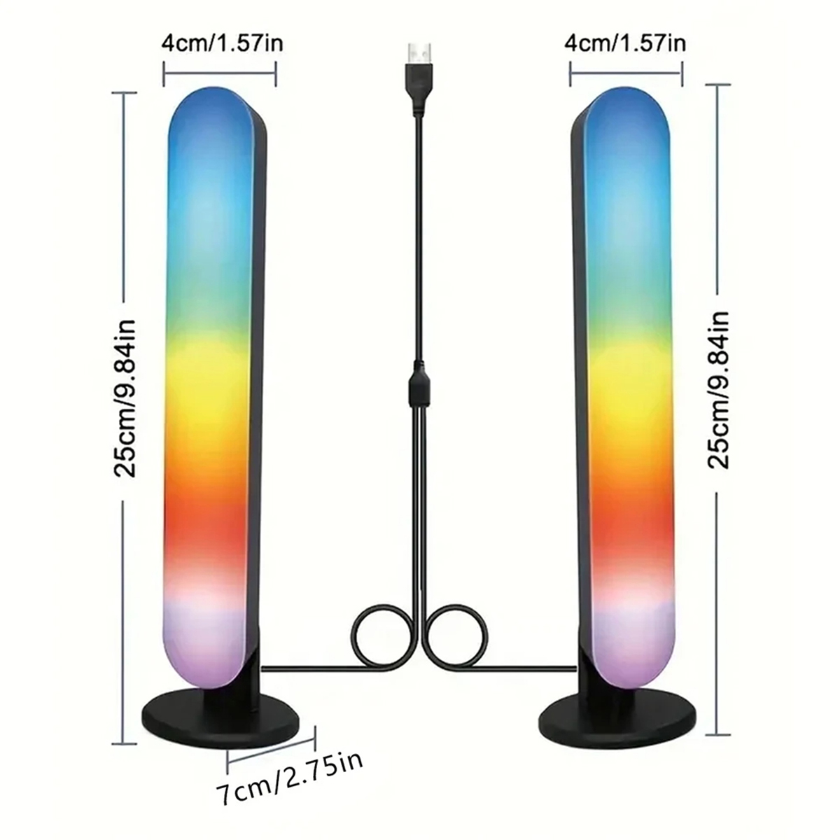 スマート Led ストリップライトリモコン音楽 Rgb デス - Rgb Desk Lamp Smart のレビューと価格