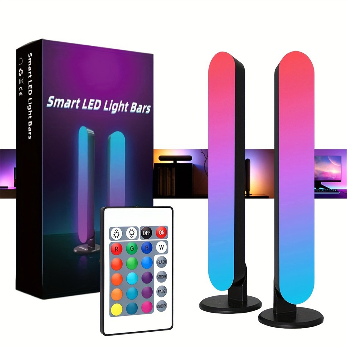 スマート Led ストリップライトリモコン音楽 Rgb デス - Rgb Desk Lamp Smart のレビューと価格