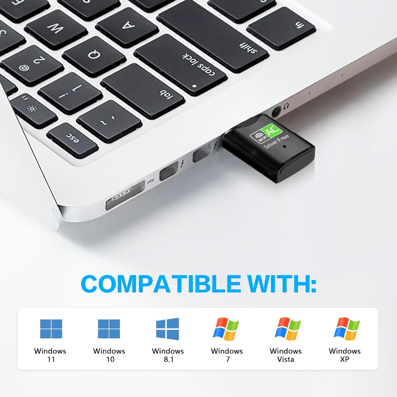 AC600 USB WiFi アダプター、デュアルバンド 2 - Mini Pc Windows のレビューと価格