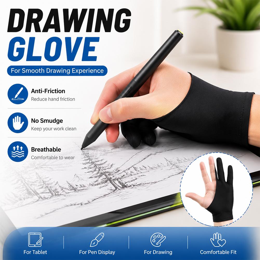 描画用手袋 アンチタッチスクリーンアーティストグローブ 通気 - Digital Drawing Tablet のレビューと価格